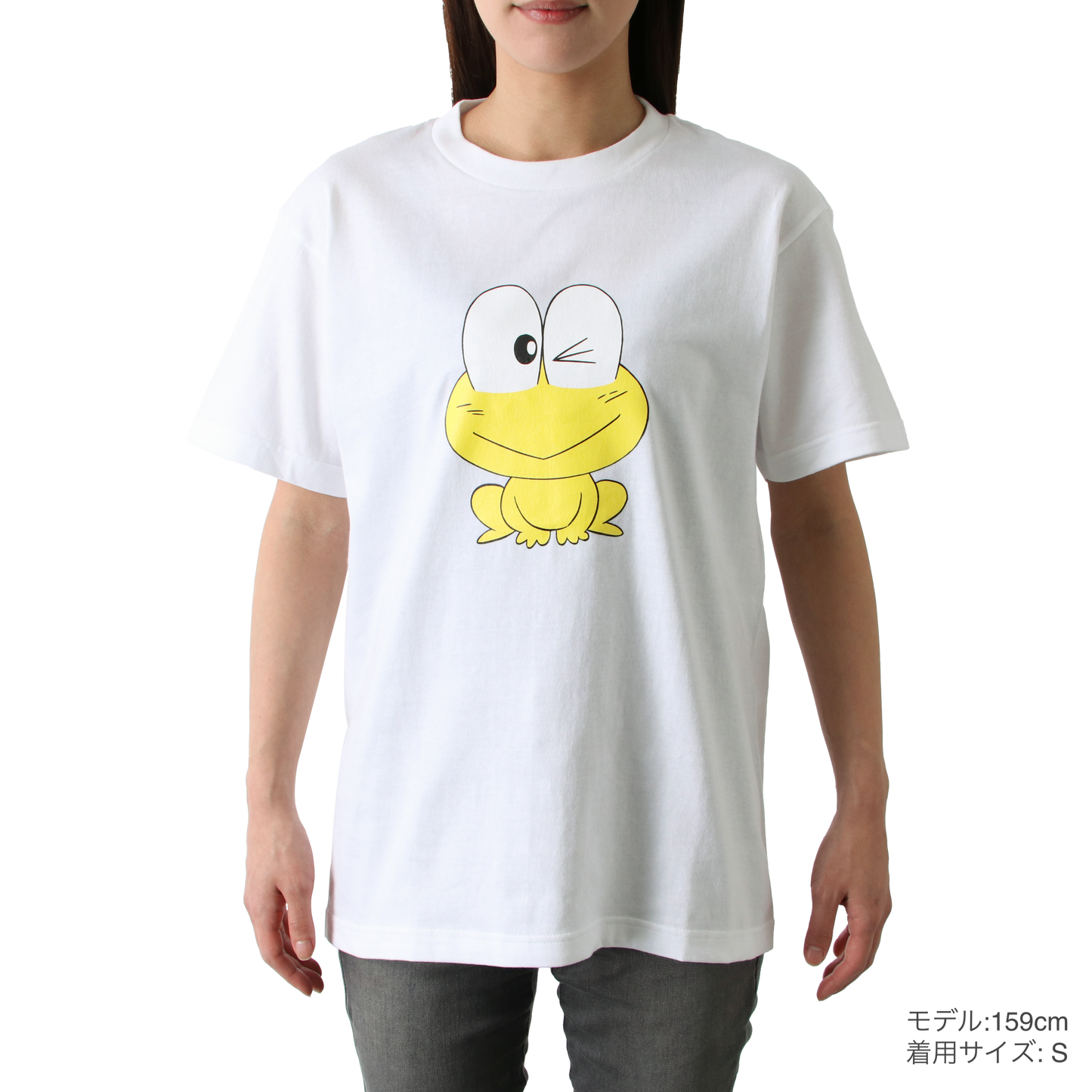 Tシャツ|ピョン吉ウインク(白)