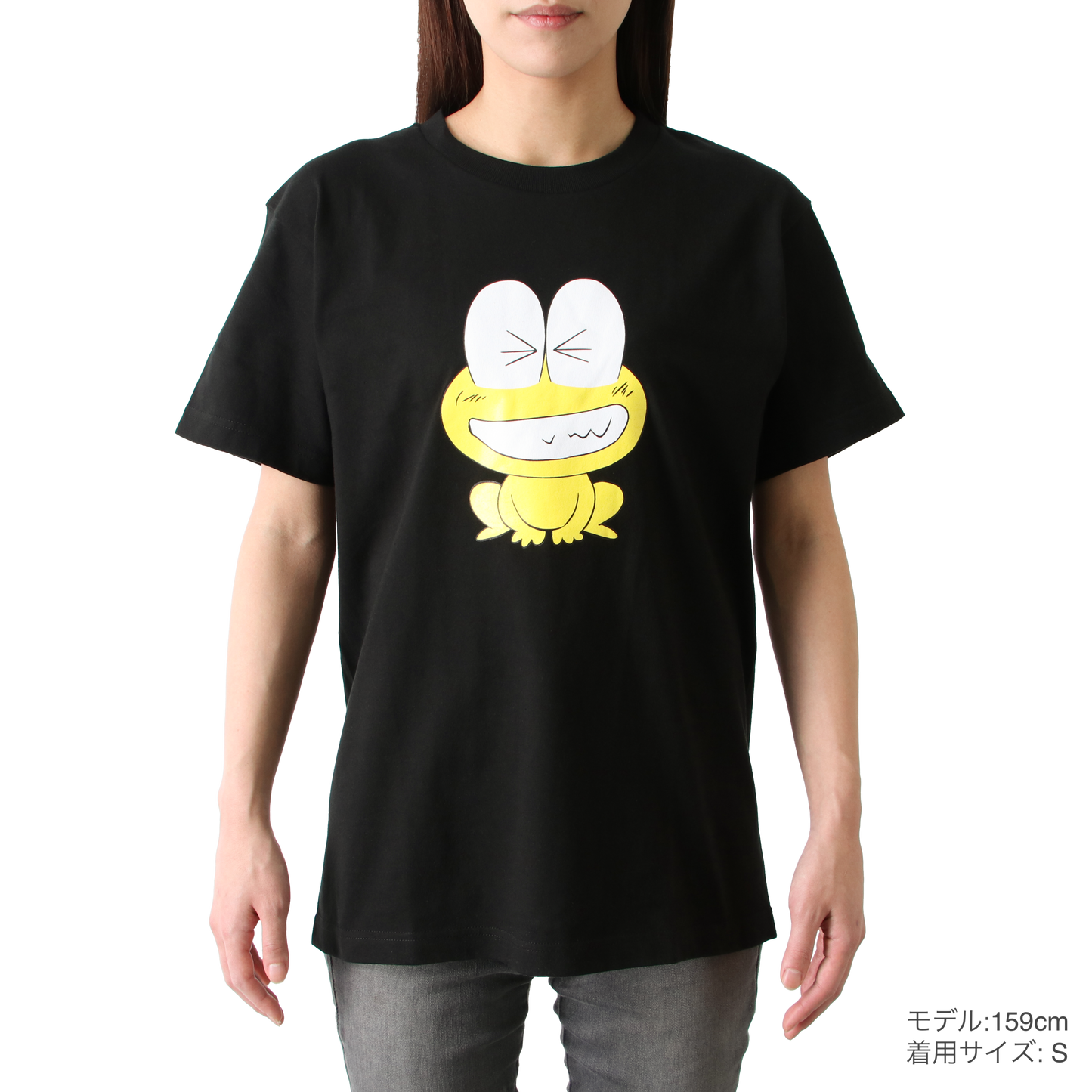 Tシャツ|ピョン吉ハッピー(黒)