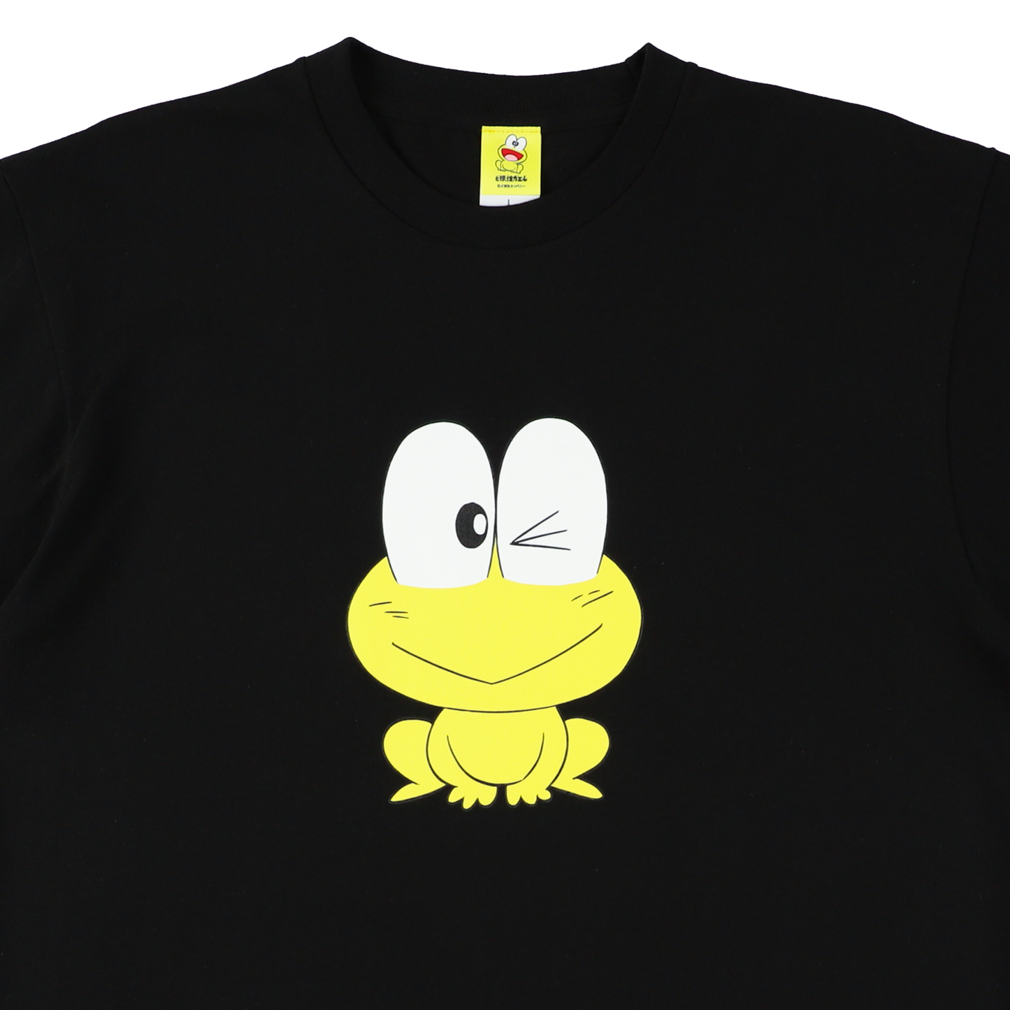 Tシャツ|ピョン吉ウインク(黒)