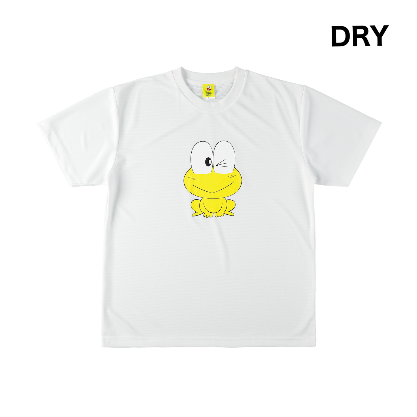 ドライTシャツ|ピョン吉ウインク(白)
