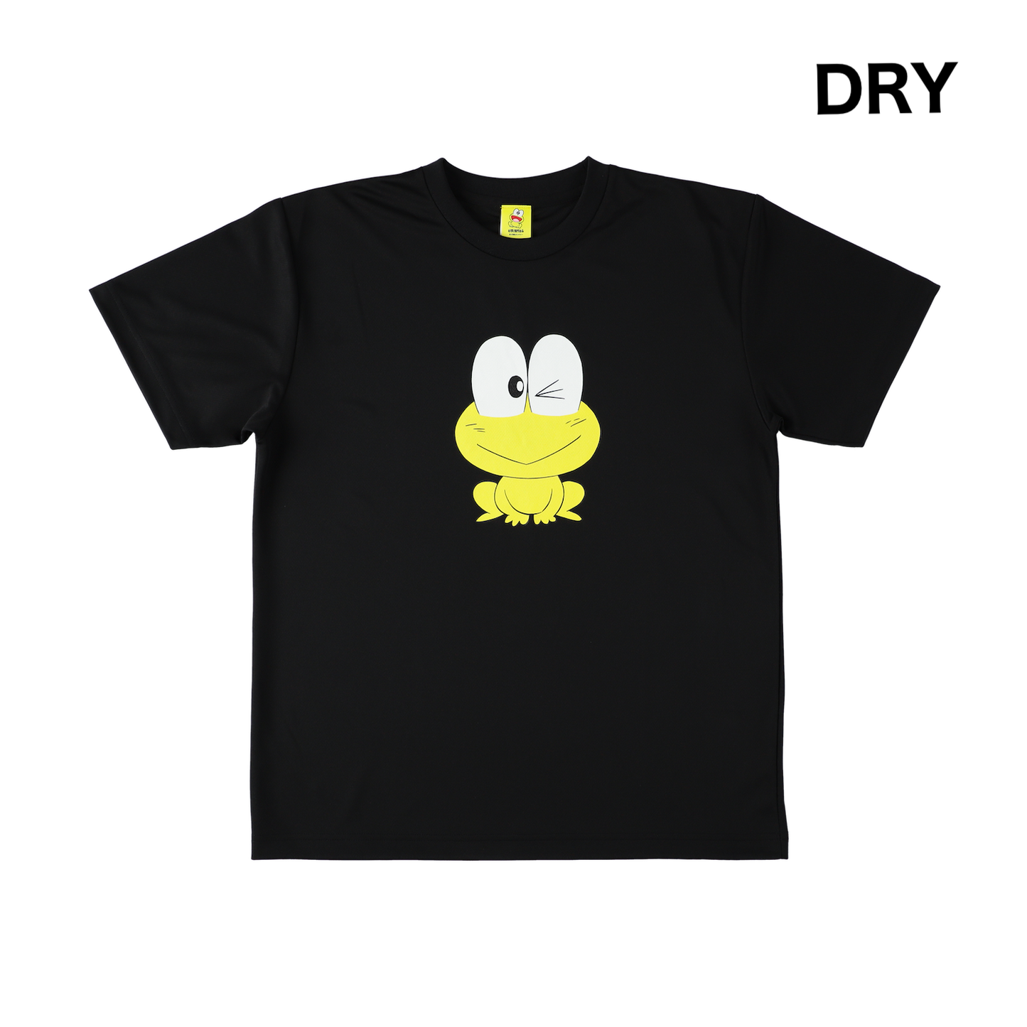 ドライTシャツ|ピョン吉ウインク(黒)