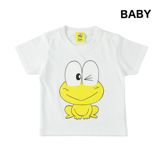 ベビーTシャツ｜ピョン吉ウインク（白）