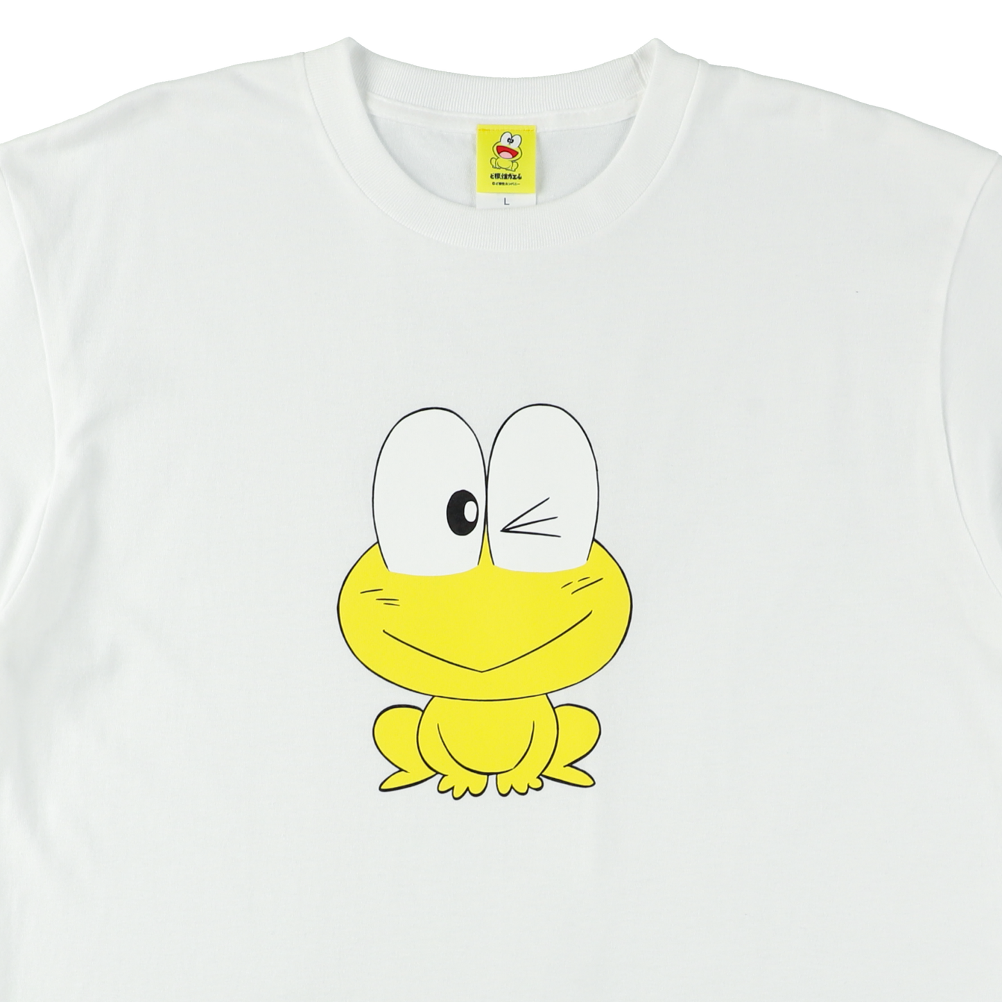 Tシャツ｜ピョン吉ウインク（白）